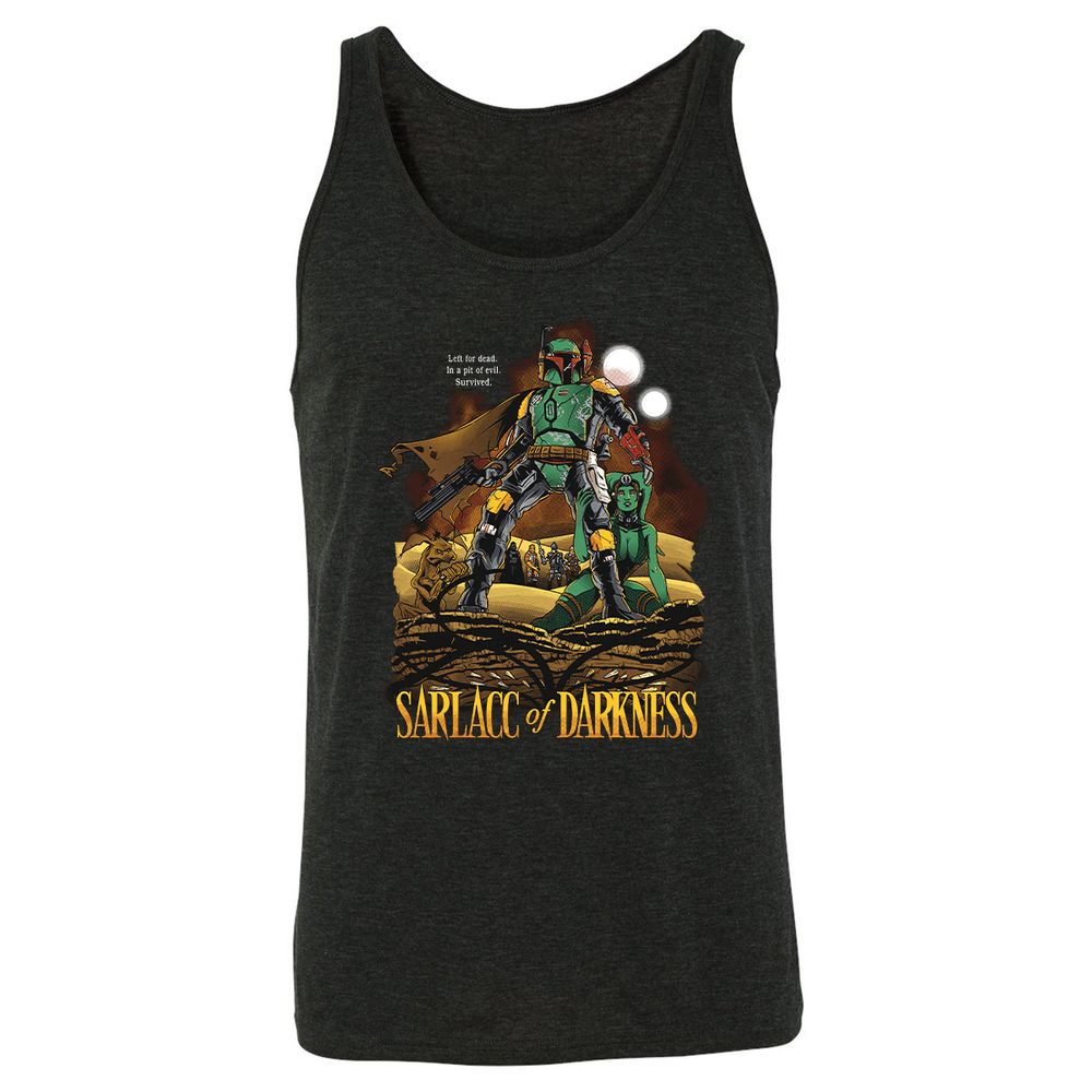 Unisex Jersey Tank - 38TXK3J8 - Charcoal Black Triblend - 5