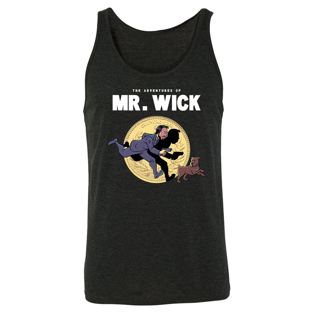 Unisex Jersey Tank - Y2ZPJ6PR - Charcoal Black Triblend - 5
