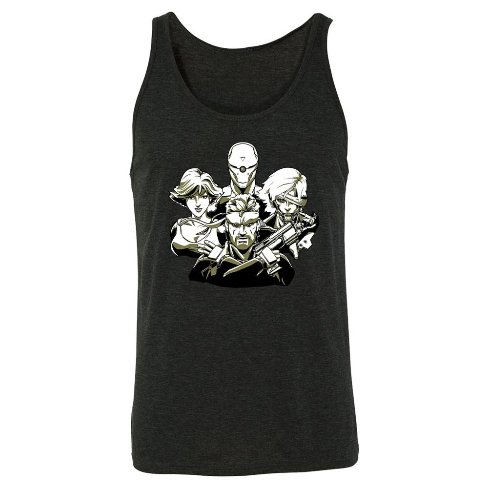 Unisex Jersey Tank - CT689UBN - Charcoal Black Triblend - 5