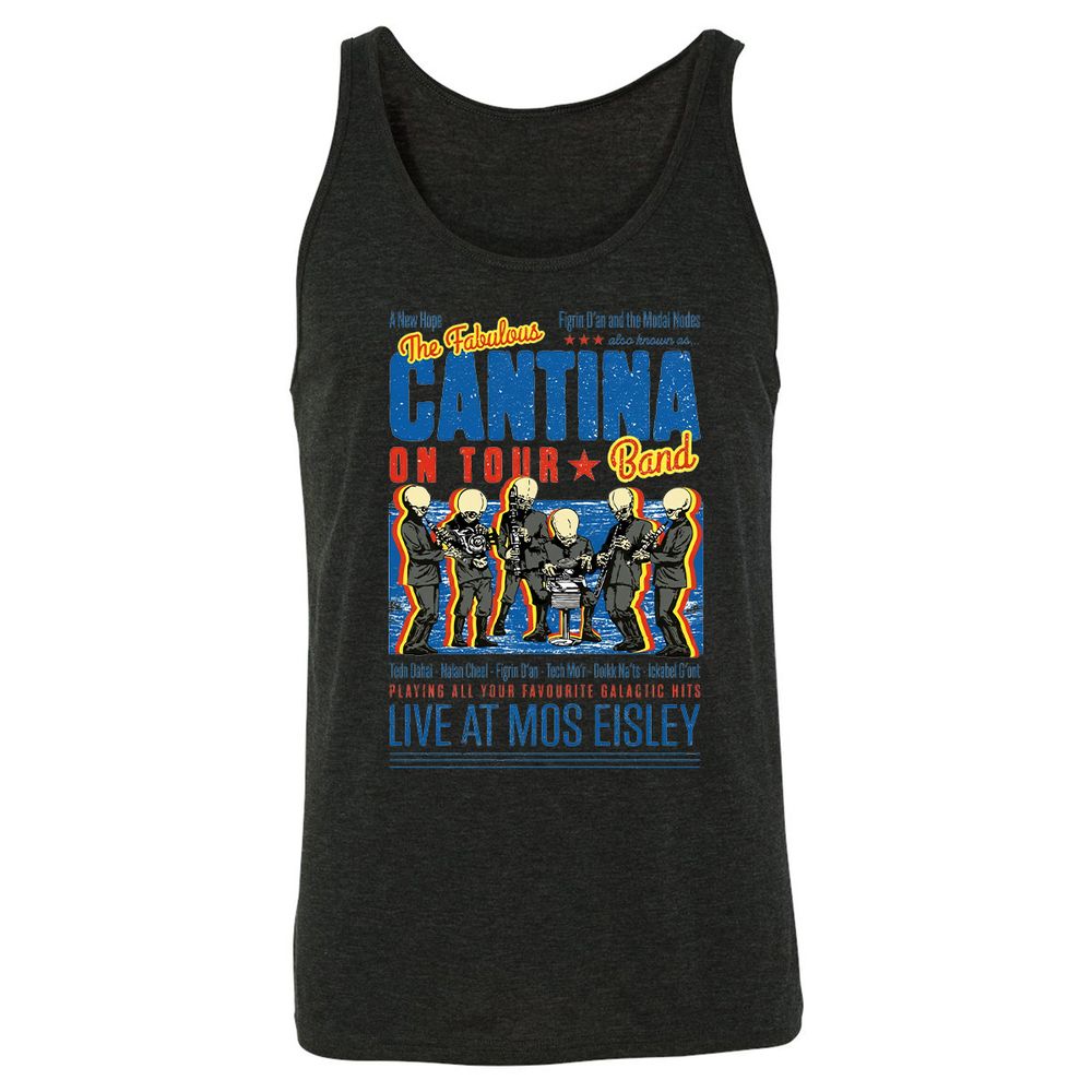 Unisex Jersey Tank - XKW3UQAU - Charcoal Black Triblend - 5