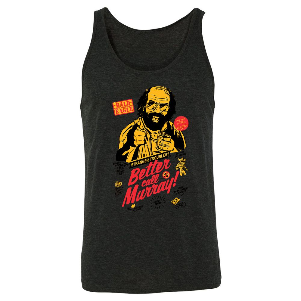 Unisex Jersey Tank - Q8J67YAP - Charcoal Black Triblend - 5