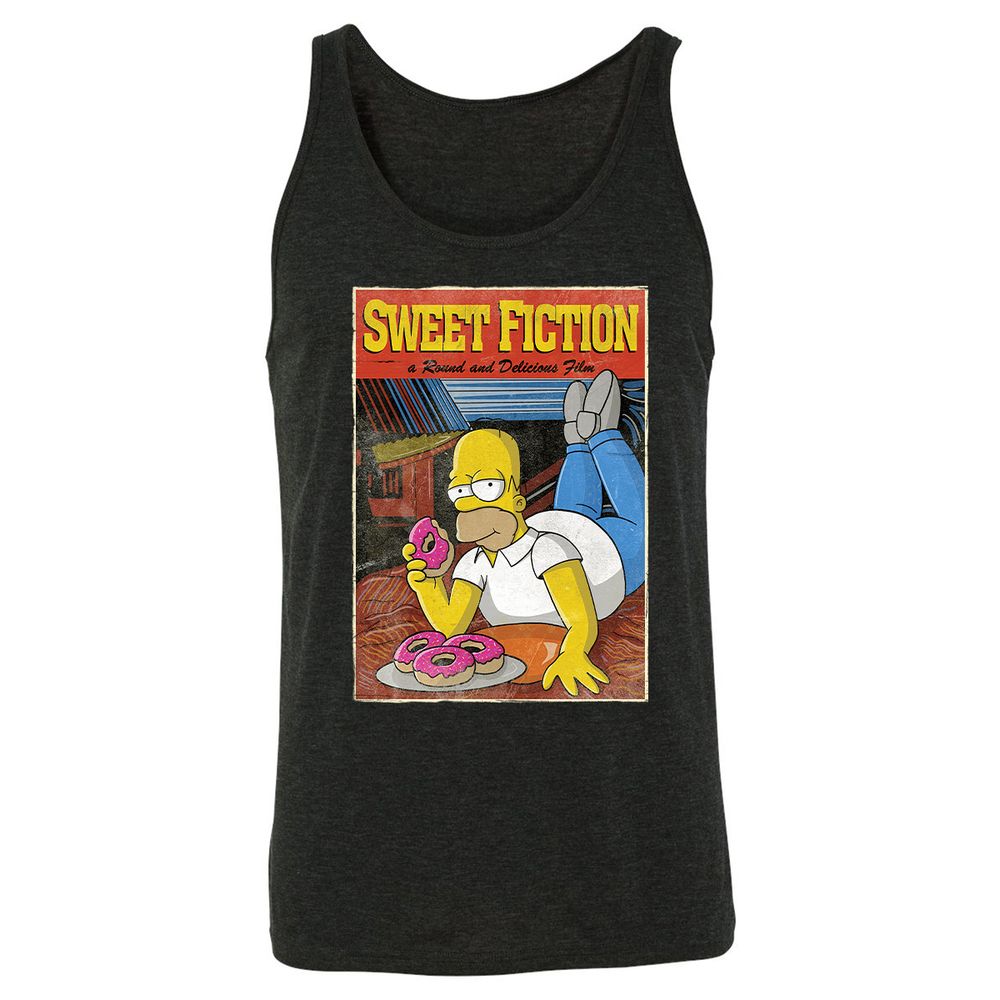 Unisex Jersey Tank - 2CM79FE8 - Charcoal Black Triblend - 5