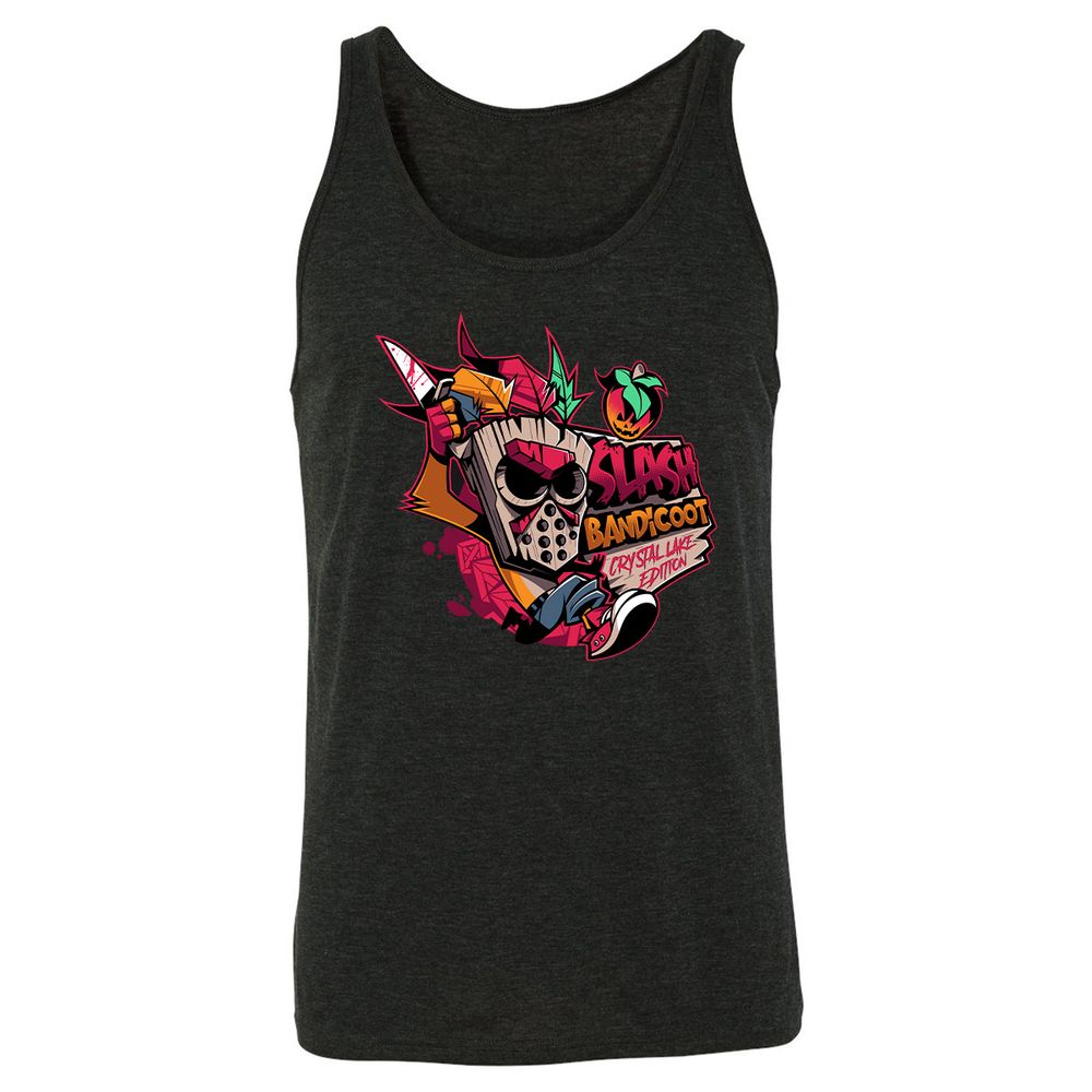Unisex Jersey Tank - RBYRWCAF - Charcoal Black Triblend - 5