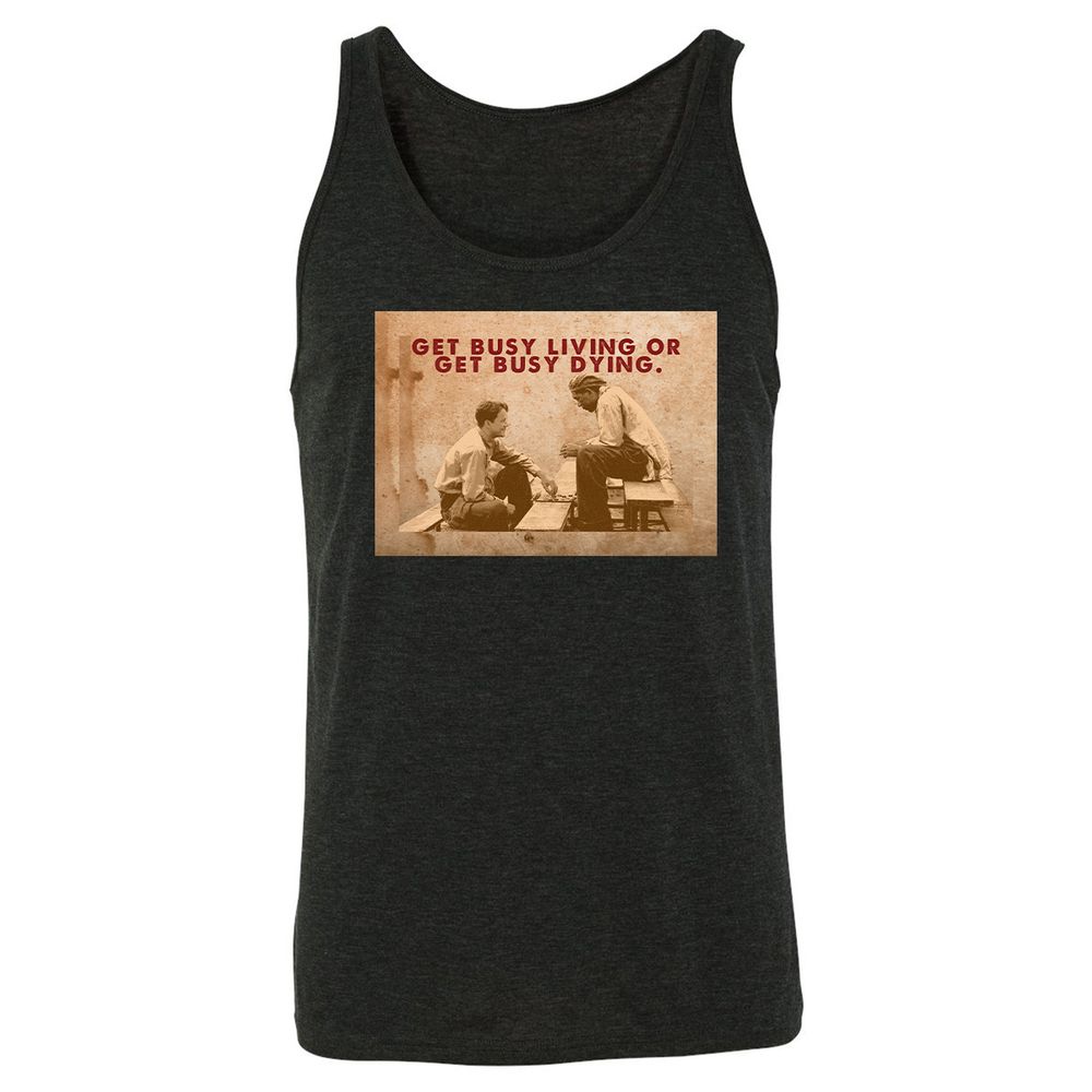 Unisex Jersey Tank - QMK3K9GT - Charcoal Black Triblend - 5