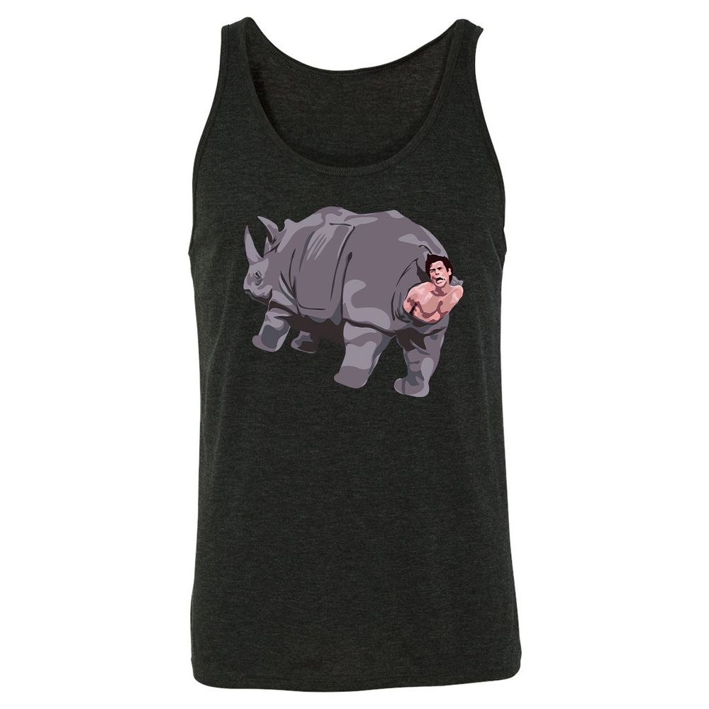 Unisex Jersey Tank - T6KTLAQ7 - Charcoal Black Triblend - 5