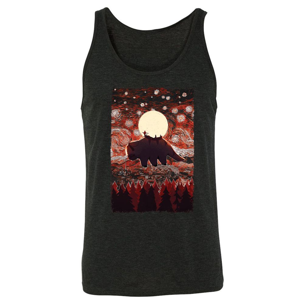 Unisex Jersey Tank - 3T37UCKP - Charcoal Black Triblend - 5
