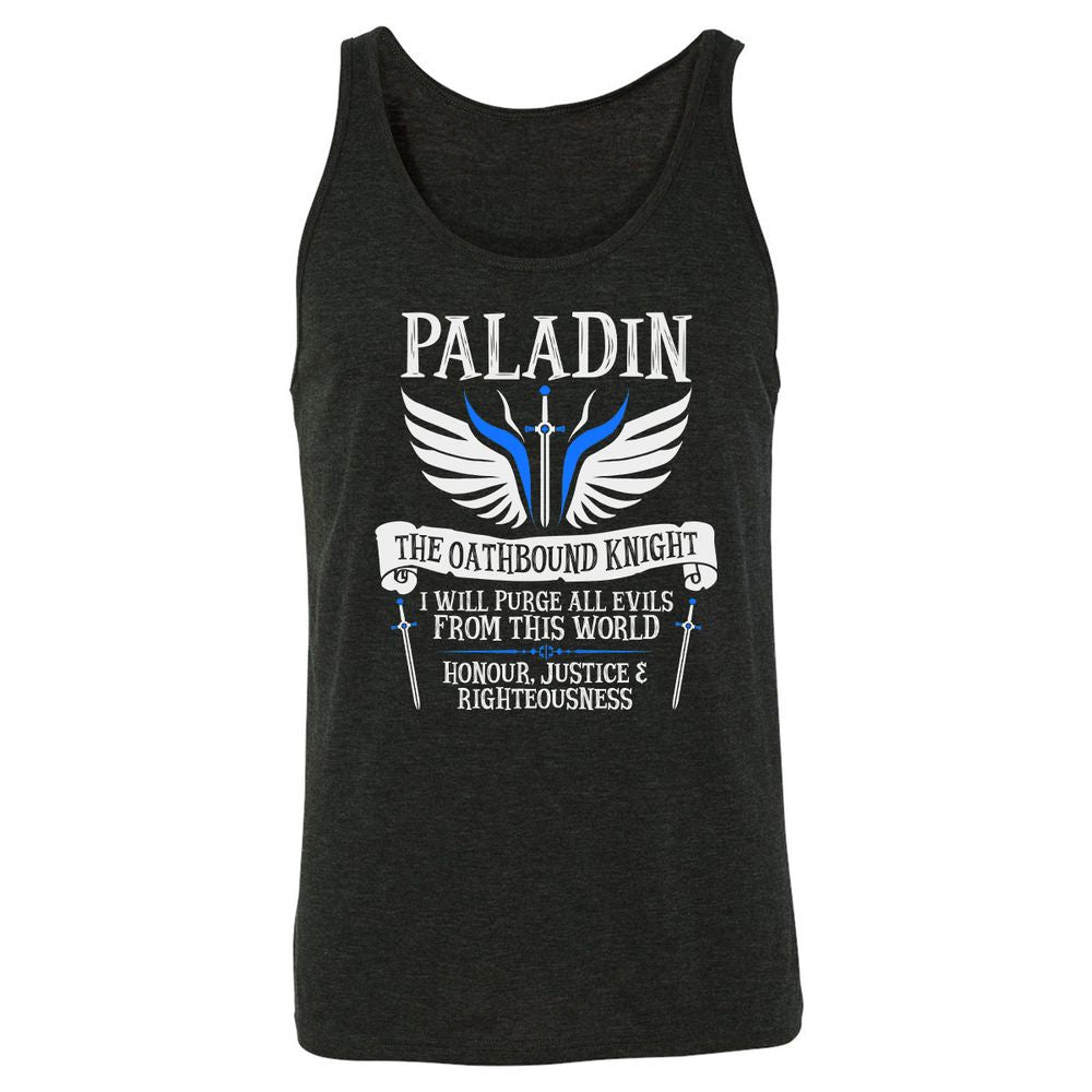 Unisex Jersey Tank - 4AWUV58W - Charcoal Black Triblend - 5