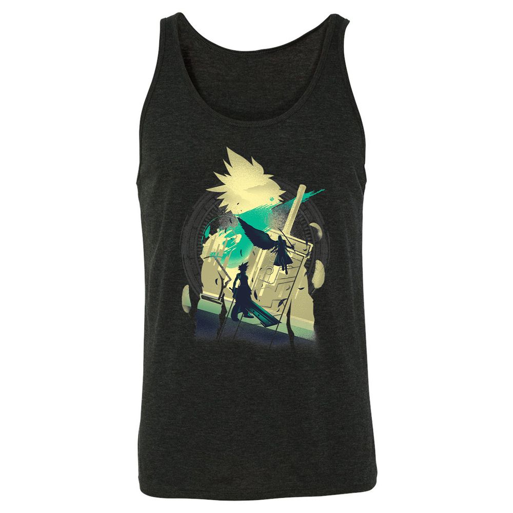 Unisex Jersey Tank - K57F978X - Charcoal Black Triblend - 5