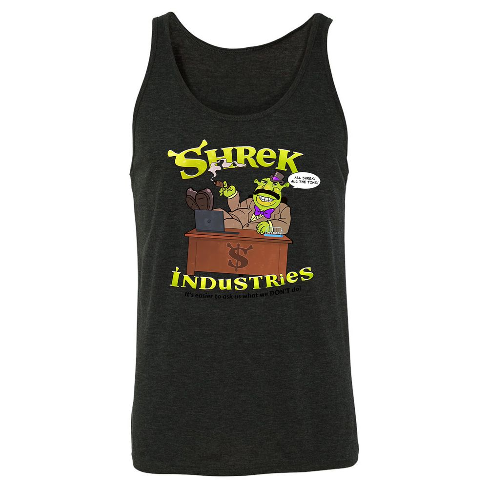 Unisex Jersey Tank - N9VJUBYK - Charcoal Black Triblend - 5