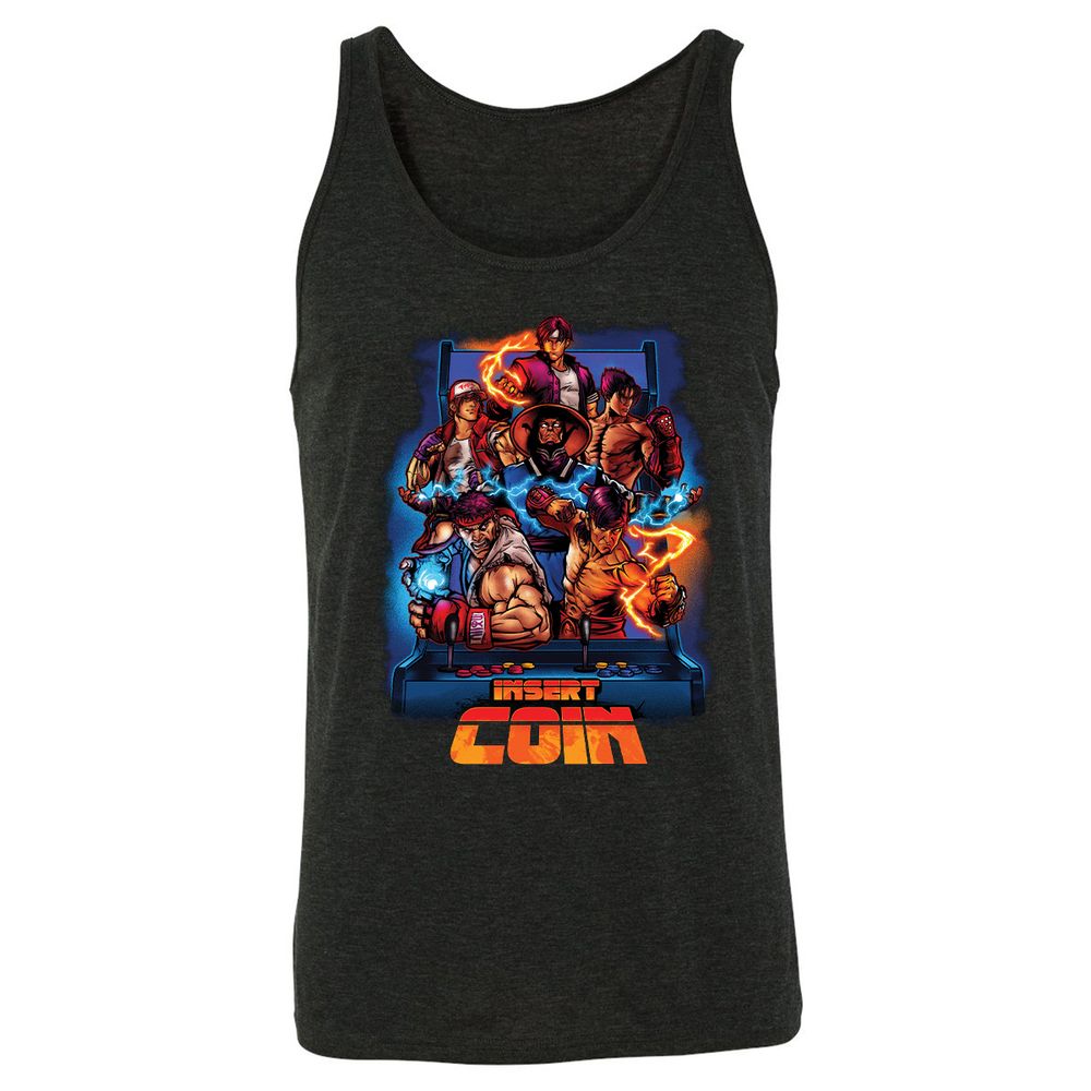 Unisex Jersey Tank - YGXGFSRU - Charcoal Black Triblend - 5