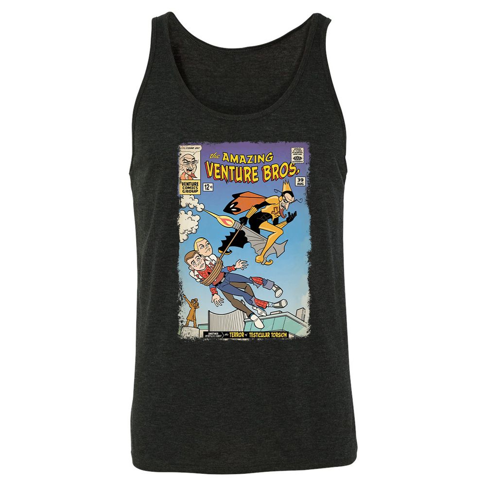 Unisex Jersey Tank - G3STYTEC - Charcoal Black Triblend - 5