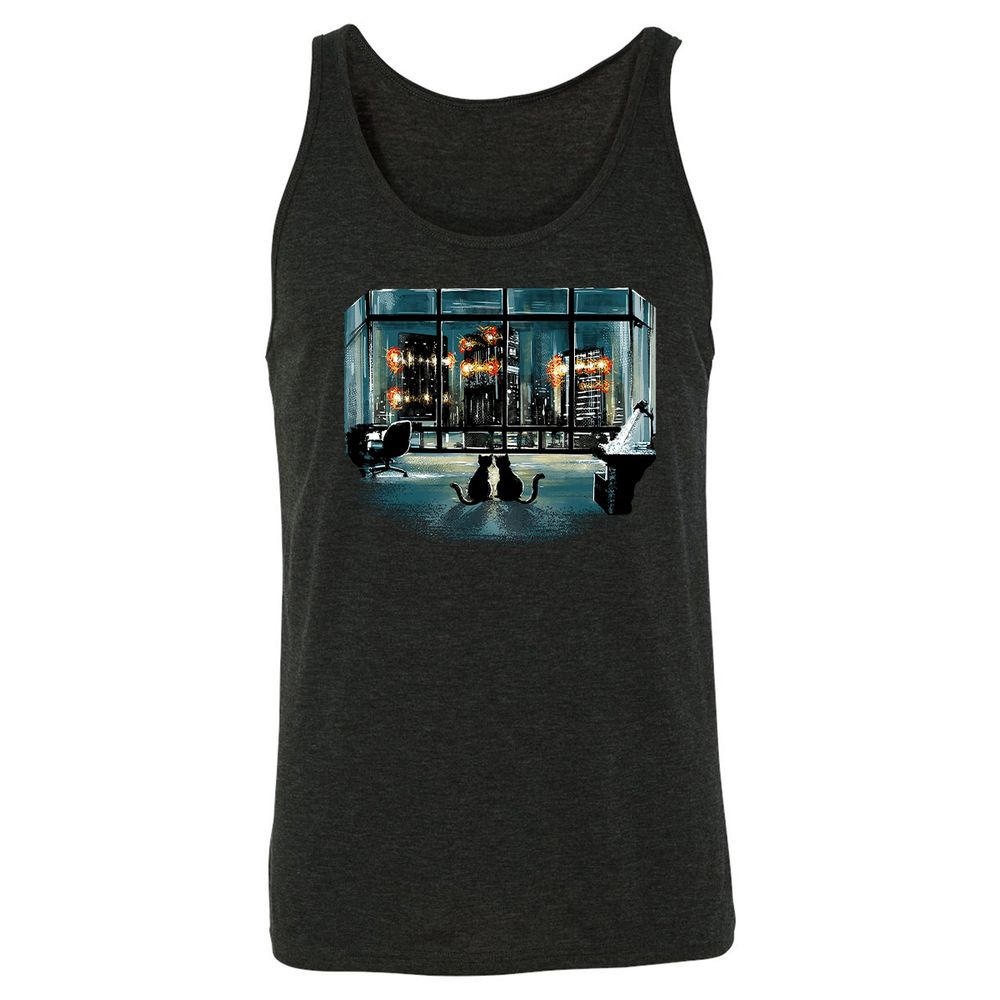 Unisex Jersey Tank - F25Z4CBP - Charcoal Black Triblend - 5