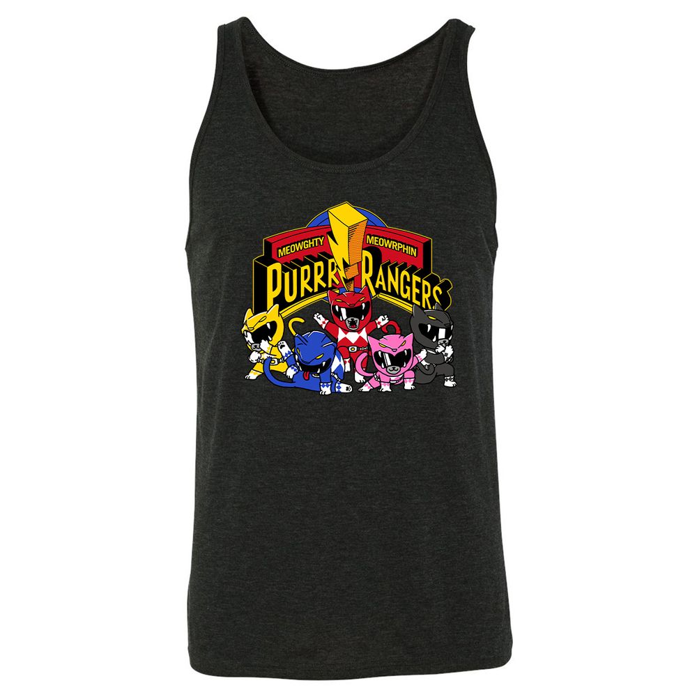 Unisex Jersey Tank - 4PRRAPWD - Charcoal Black Triblend - 5