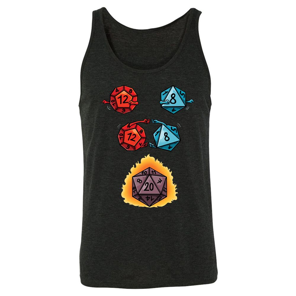 Unisex Jersey Tank - T5HY9BX6 - Charcoal Black Triblend - 5