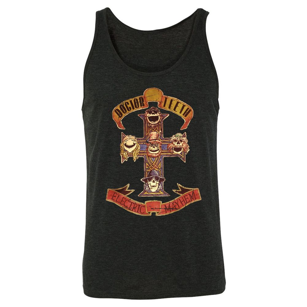 Unisex Jersey Tank - VJ6RT692 - Charcoal Black Triblend - 5
