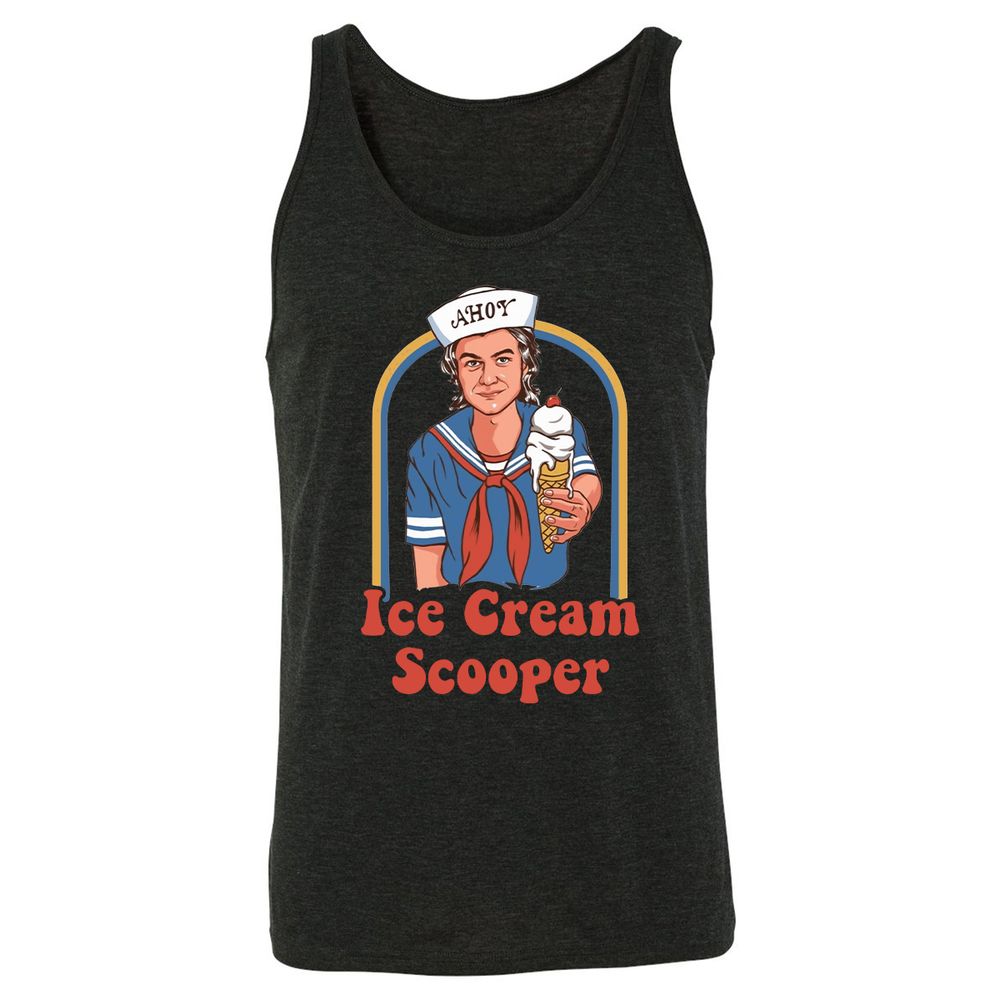 Unisex Jersey Tank - VJXNSC3E - Charcoal Black Triblend - 5
