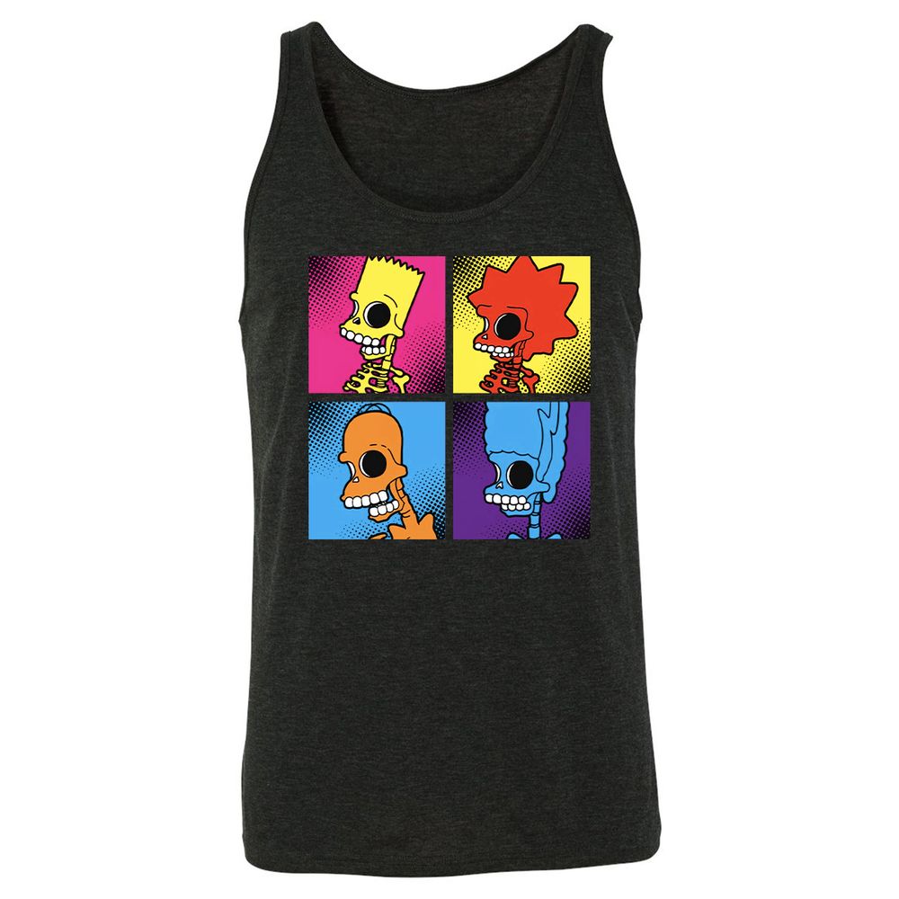 Unisex Jersey Tank - 9JT7C9ZV - Charcoal Black Triblend - 5