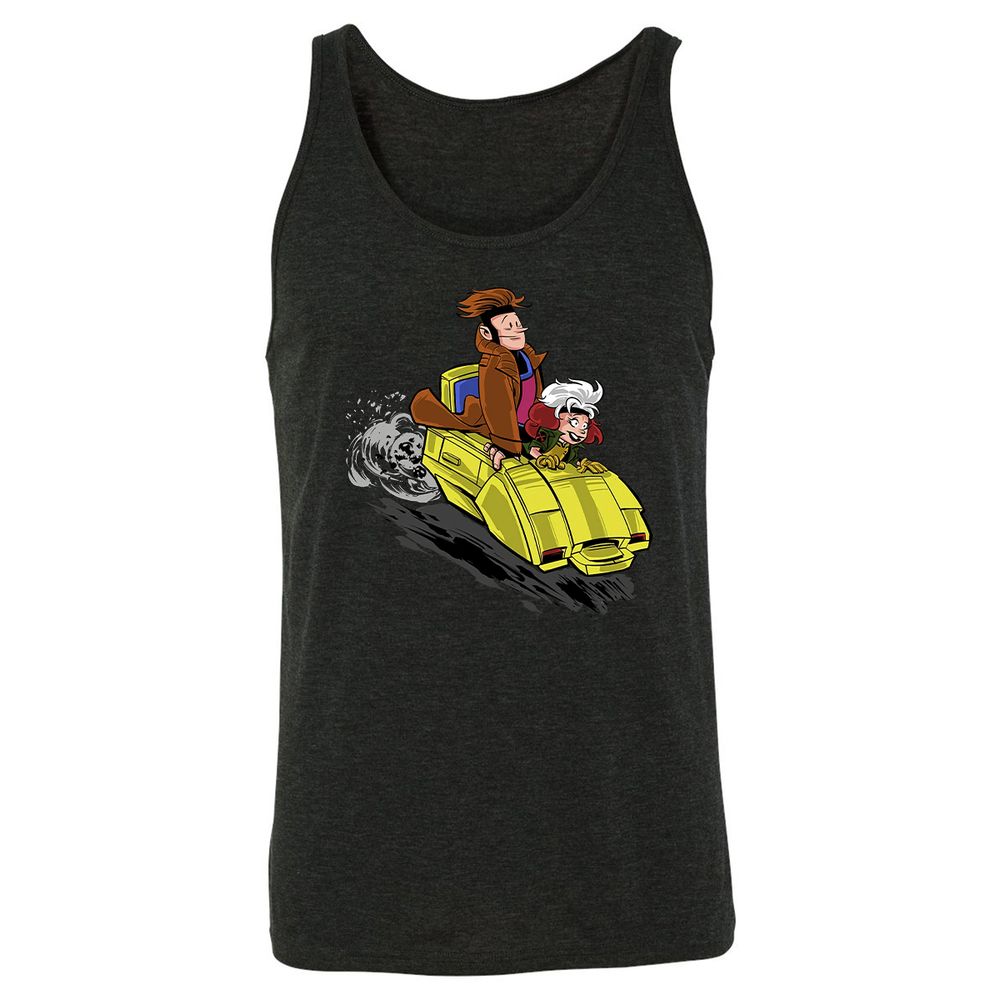 Unisex Jersey Tank - NE56QHS9 - Charcoal Black Triblend - 5