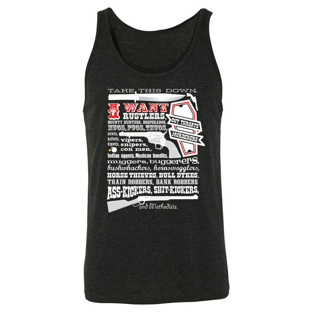Unisex Jersey Tank - UMA6XXYF - Charcoal Black Triblend - 5