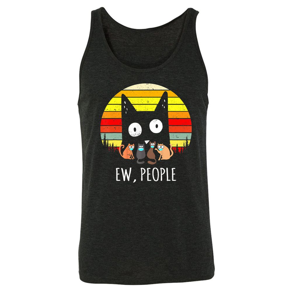 Unisex Jersey Tank - EGWR8JSX - Charcoal Black Triblend - 5