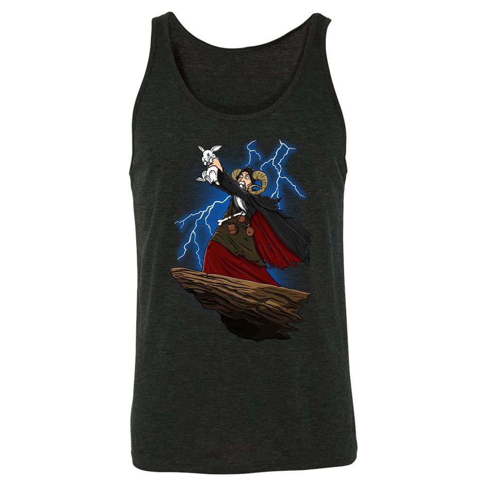 Unisex Jersey Tank - U615QRP9 - Charcoal Black Triblend - 5