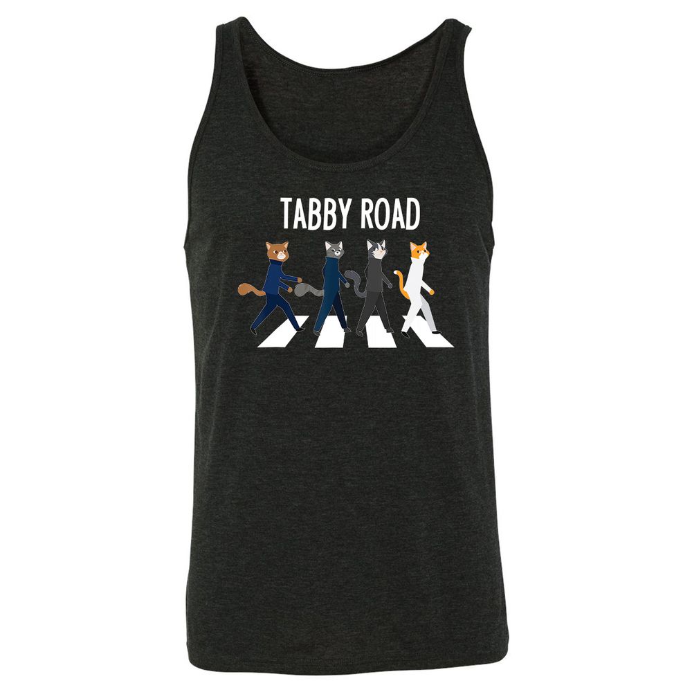 Unisex Jersey Tank - 8JA4WNXR - Charcoal Black Triblend - 5