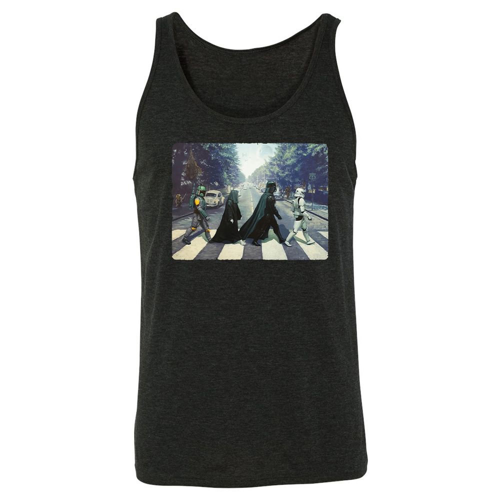 Unisex Jersey Tank - JCNPEPUN - Charcoal Black Triblend - 5