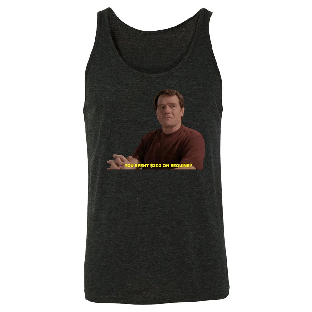 Unisex Jersey Tank - 526GF3WX - Charcoal Black Triblend - 5
