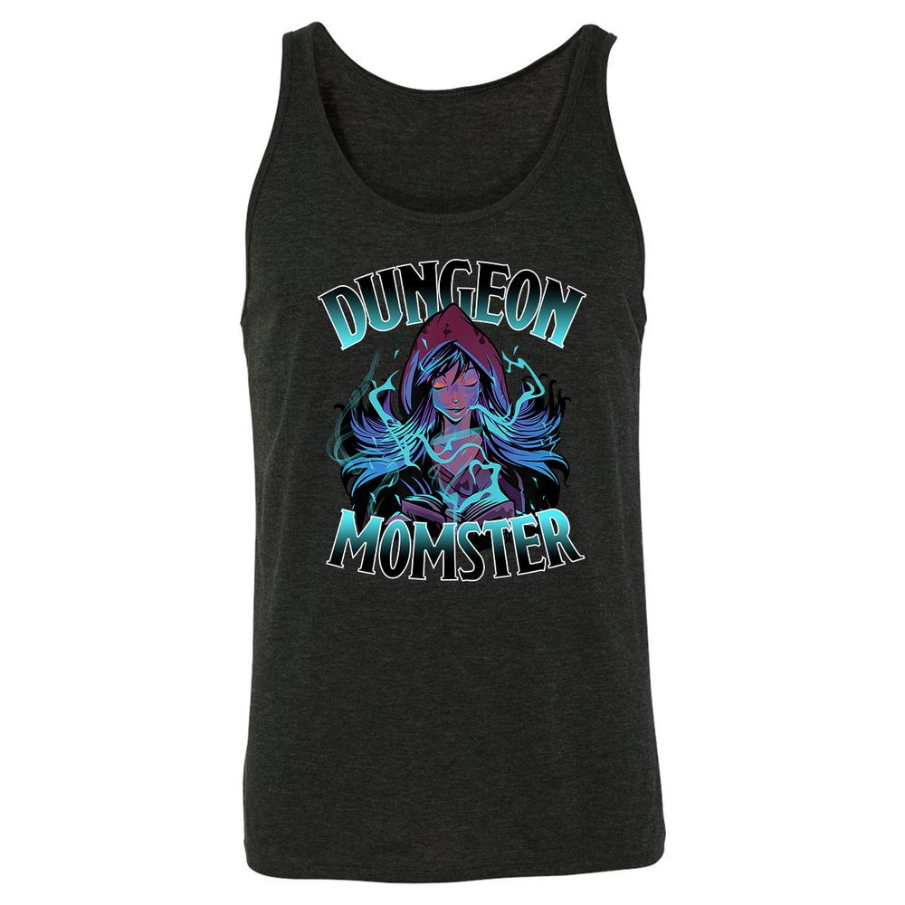 Unisex Jersey Tank - UVC8NBNF - Charcoal Black Triblend - 5