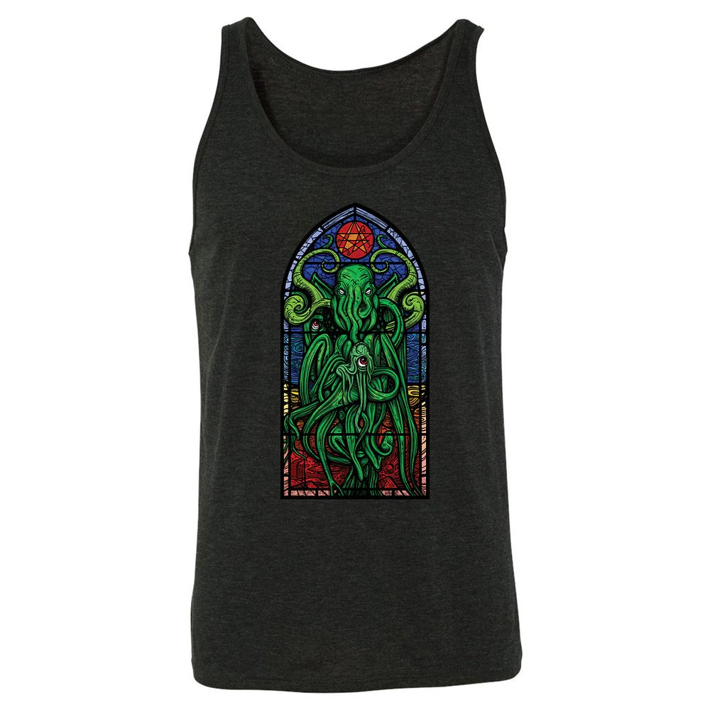 Unisex Jersey Tank - D6TAEBHL - Charcoal Black Triblend - 5