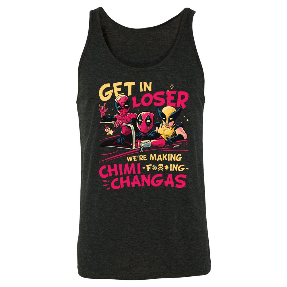 Unisex Jersey Tank - BAQAV97B - Charcoal Black Triblend - 5