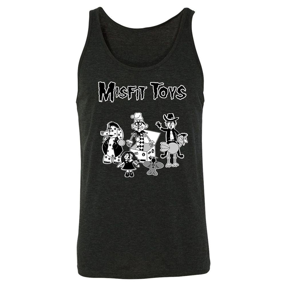 Unisex Jersey Tank - BX7Q4YQA - Charcoal Black Triblend - 5