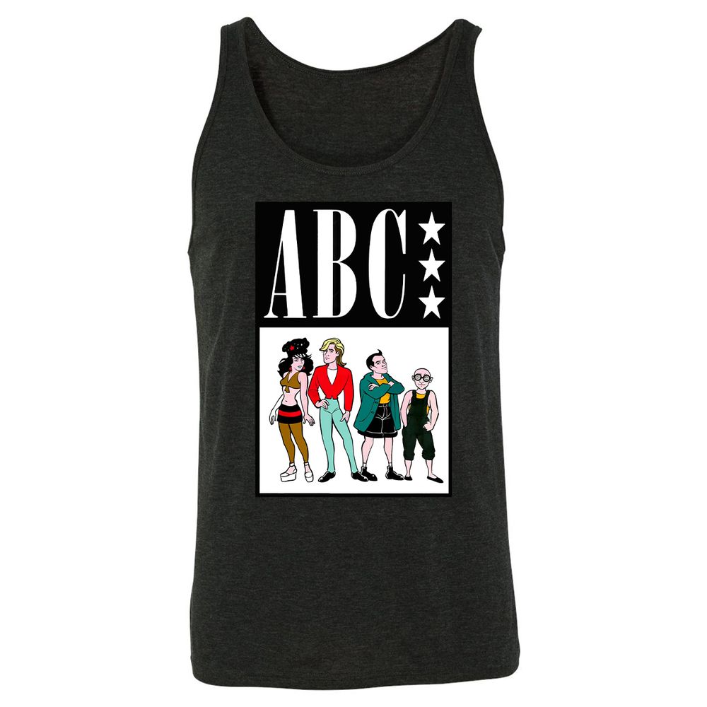 Unisex Jersey Tank - AR12FJZL - Charcoal Black Triblend - 5