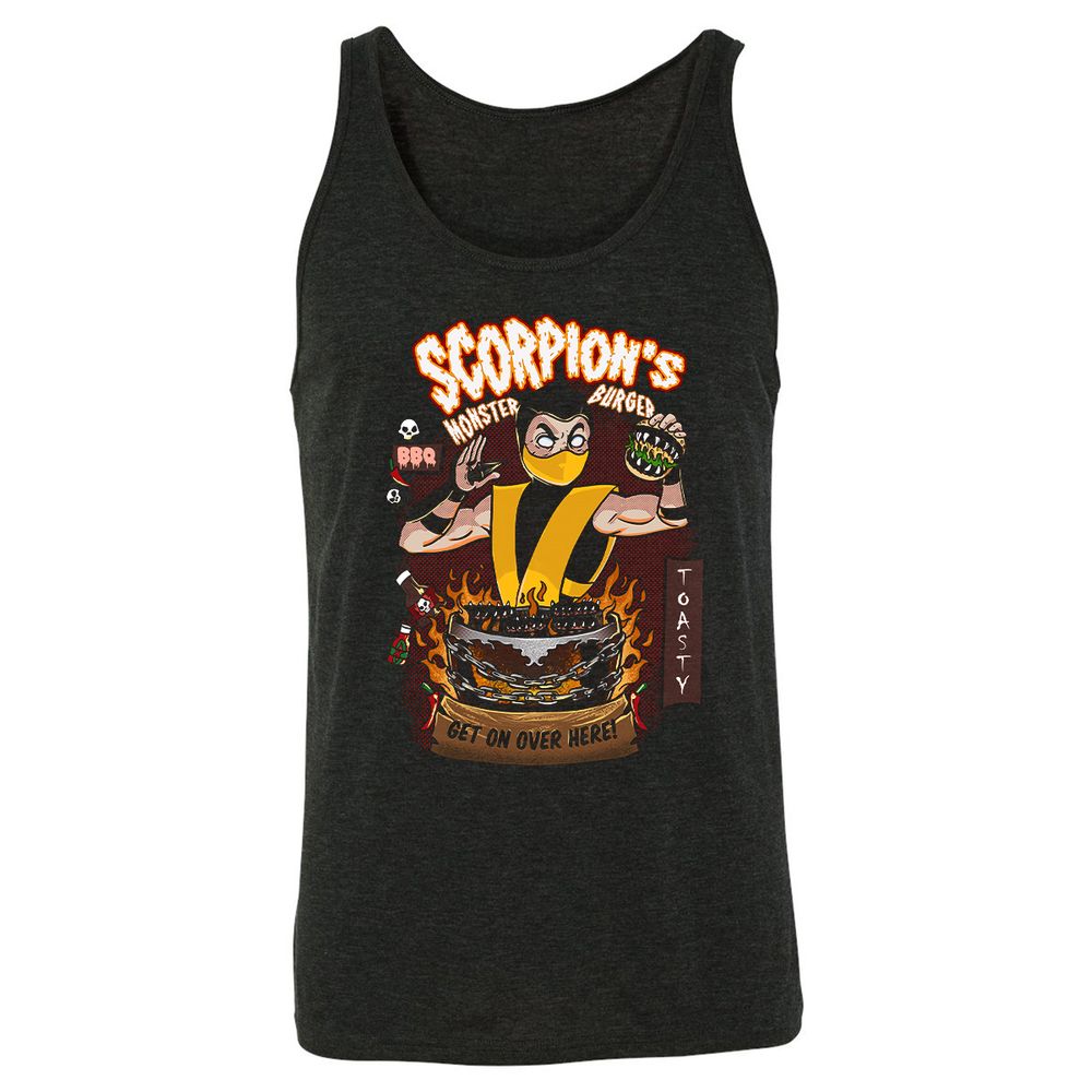Unisex Jersey Tank - GNZ64QAC - Charcoal Black Triblend - 5
