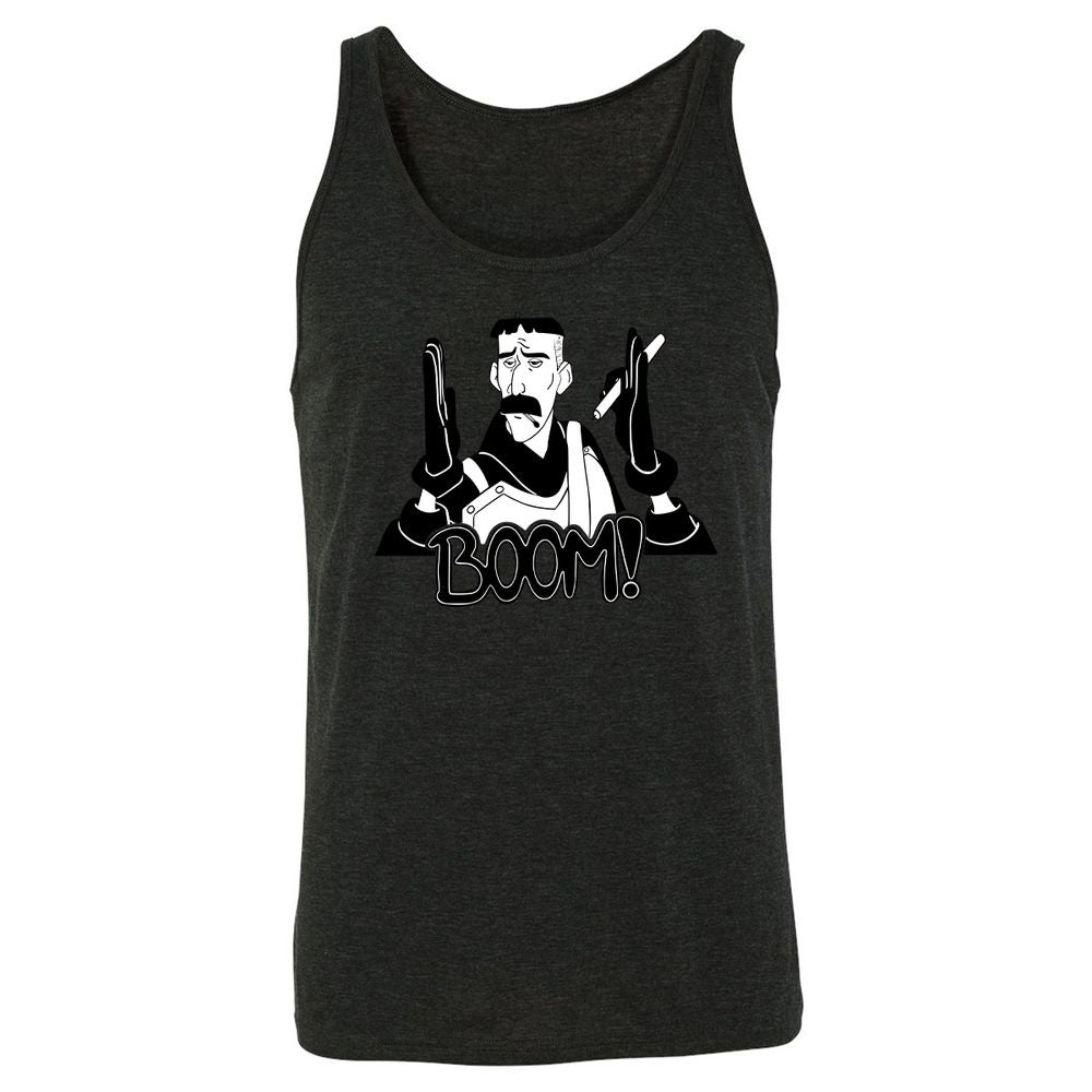 Unisex Jersey Tank - WNWDYXPA - Charcoal Black Triblend - 5