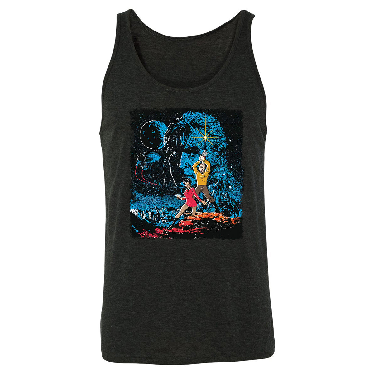 Unisex Jersey Tank - UVCYD5BQ - Charcoal Black Triblend - 5