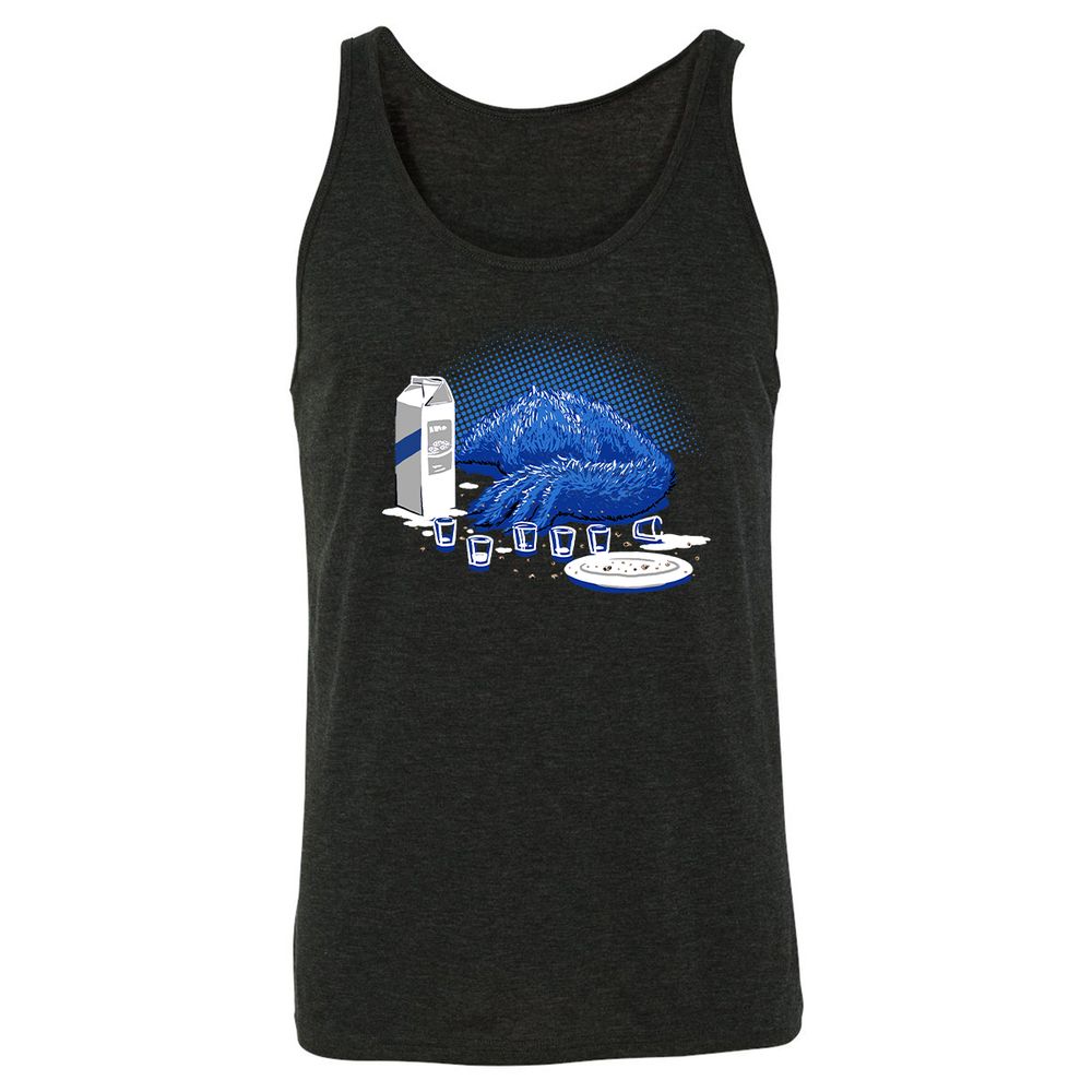 Unisex Jersey Tank - Q2FDCZ5G - Charcoal Black Triblend - 5