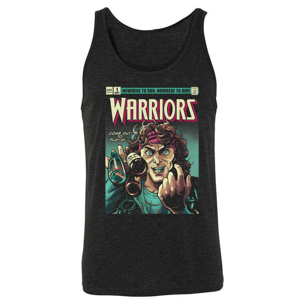 Unisex Jersey Tank - JYSMPK54 - Charcoal Black Triblend - 5