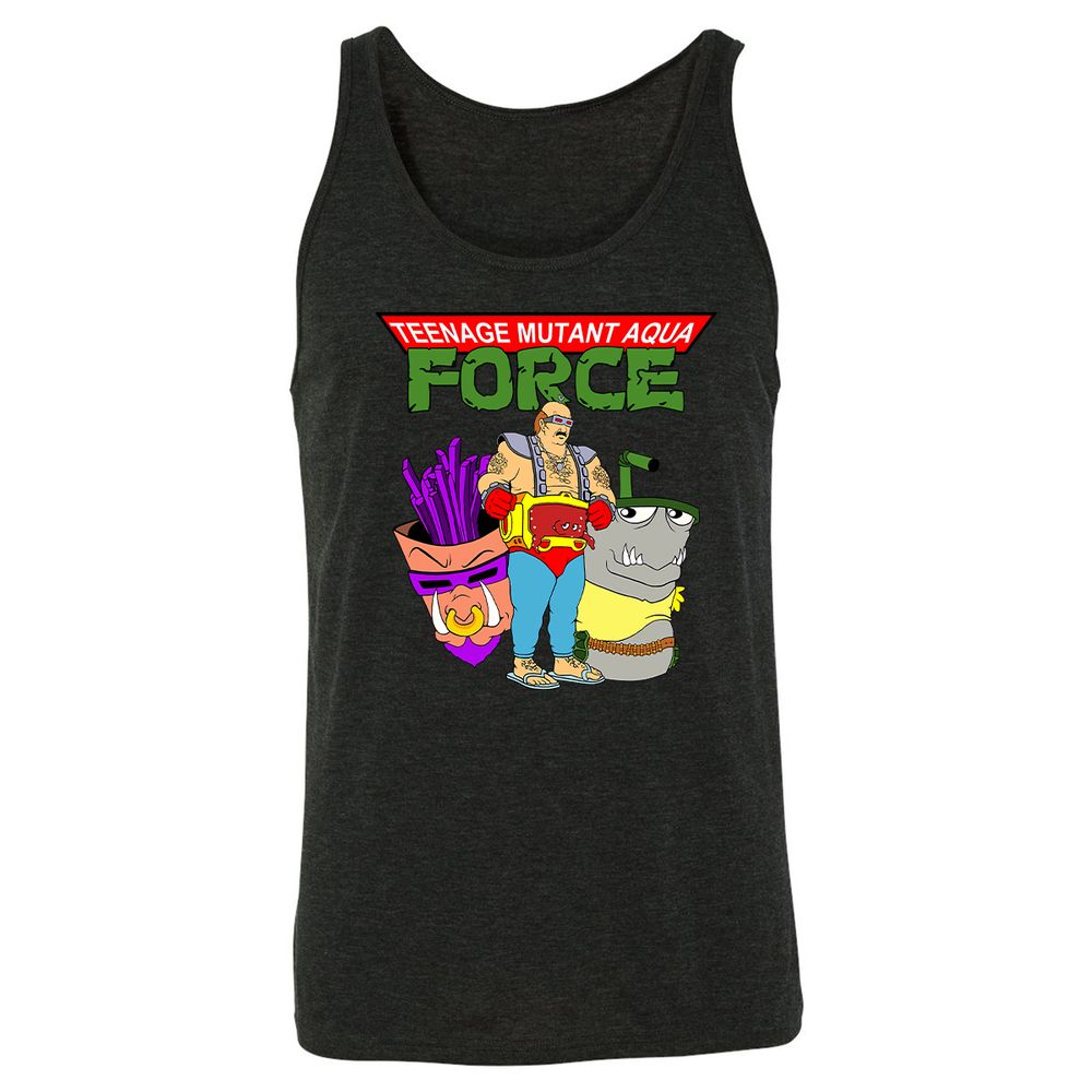 Unisex Jersey Tank - QAXSNB2H - Charcoal Black Triblend - 5