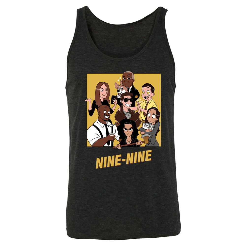 Unisex Jersey Tank - TPXK5HV1 - Charcoal Black Triblend - 5
