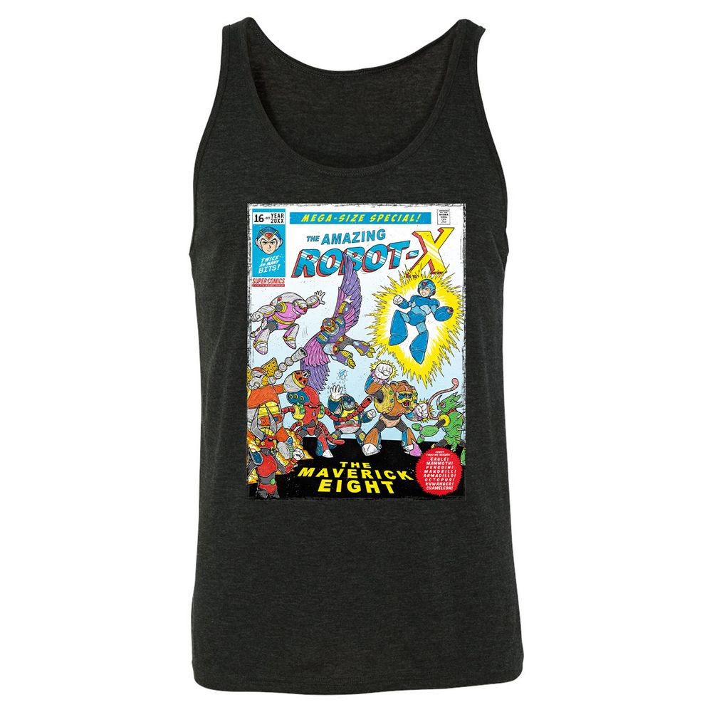 Unisex Jersey Tank - WNS9L9ZM - Charcoal Black Triblend - 5