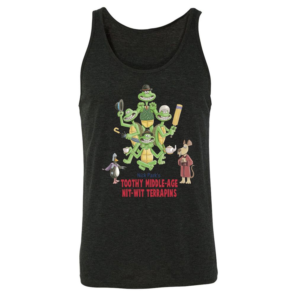 Unisex Jersey Tank - S3DZDW5Q - Charcoal Black Triblend - 5