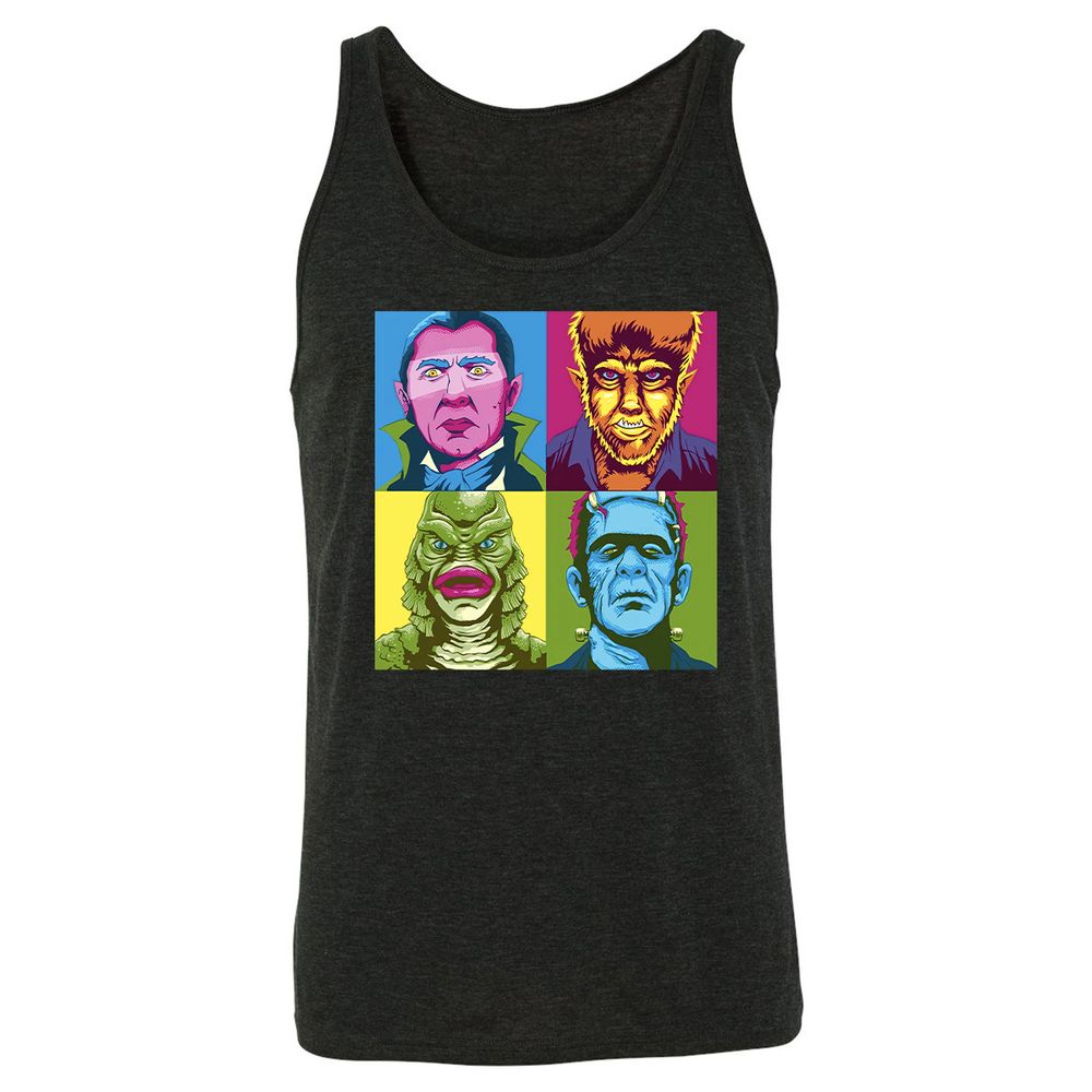Unisex Jersey Tank - E517SMMQ - Charcoal Black Triblend - 5