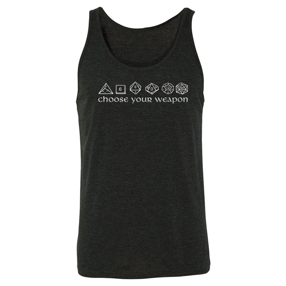 Unisex Jersey Tank - H2QSN9H3 - Charcoal Black Triblend - 5