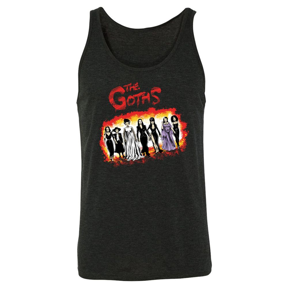 Unisex Jersey Tank - 1VW84MV7 - Charcoal Black Triblend - 5
