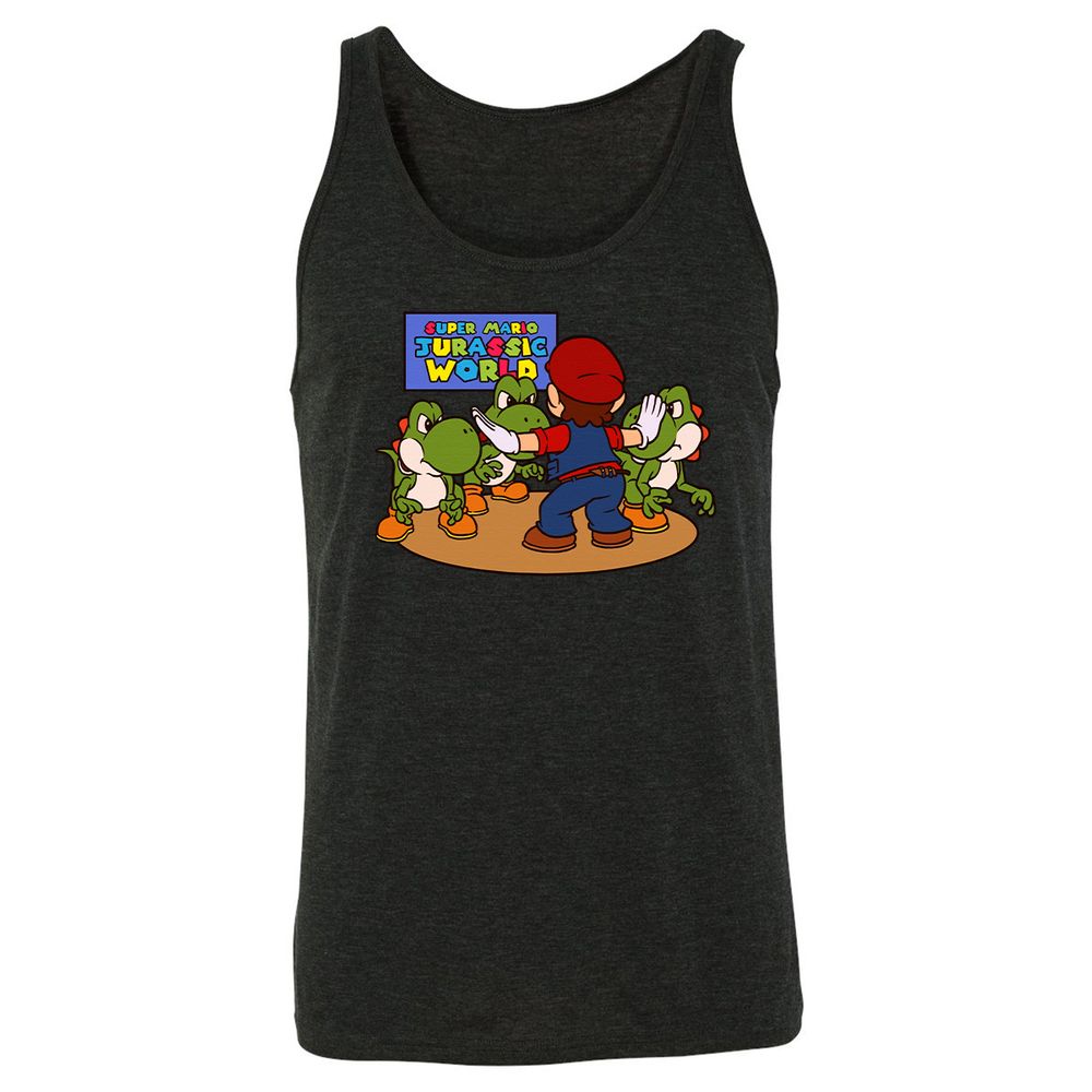 Unisex Jersey Tank - UX3YR4JW - Charcoal Black Triblend - 5