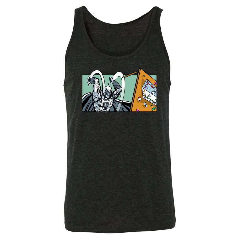 Unisex Jersey Tank - T5HFD9X8 - Charcoal Black Triblend - 5
