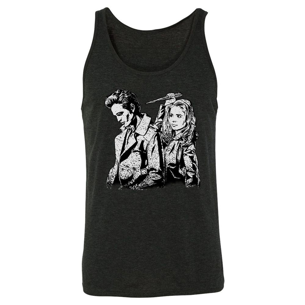 Unisex Jersey Tank - M2FPXRNW - Charcoal Black Triblend - 5