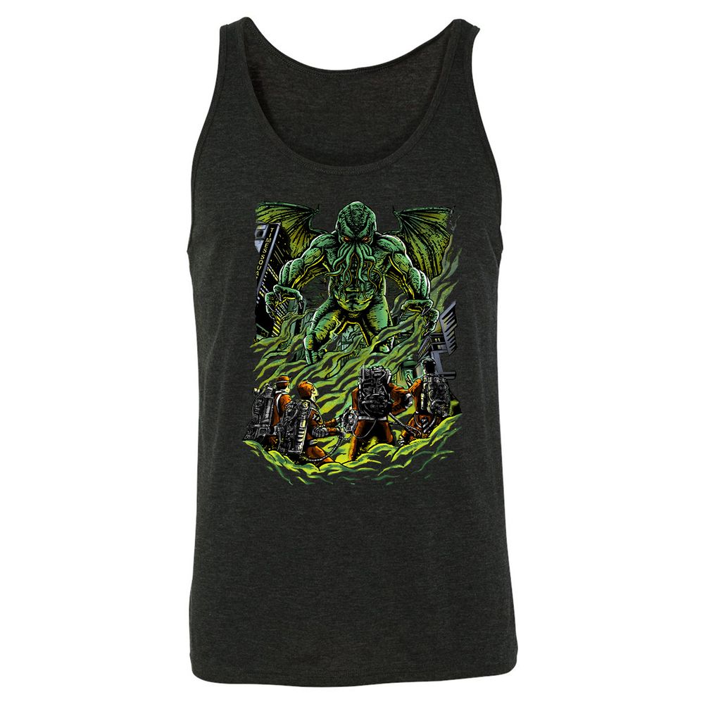 Unisex Jersey Tank - 14XWSG9Q - Charcoal Black Triblend - 5
