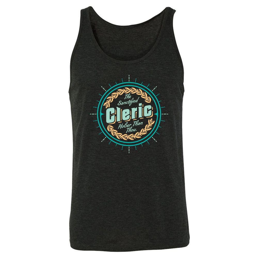 Unisex Jersey Tank - E636UGY4 - Charcoal Black Triblend - 5